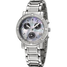 Invicta Watches Women's Wildflower Chronograph Diamond Stainless Steel