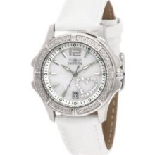 Invicta Women's 1029 Mother-of-pearl Dial Interchangeable Leather Straps Watch