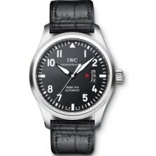 Iwc Pilot's Mark Xvii Automatic Black Leather Mens Watch Model Iw326501