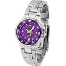 James Madison Dukes JMU Womens Steel Anochrome Watch