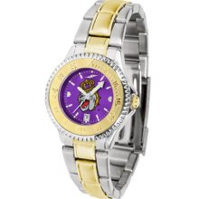 James Madison Dukes JMU Womens Two-Tone Anochrome Watch