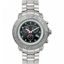 Joe Rodeo Watch 4.75ct Diamond with Black Dial