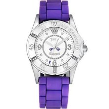 Juicy Couture Watch Rich Girl 1900675 Purple Jelly In Box