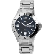 Just Watches Men's Quartz Watch 48-S10759-Bl With Metal Strap