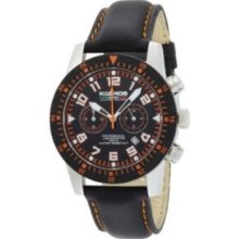 KAndBROS Mens 9433-3 Steel Chronograph Rowmaster 10ATM