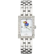 Kansas Jayhawks KU NCAA Womens Allure Stainless Steel Watch ...