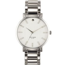 kate spade new york 'gramercy' round bracelet watch