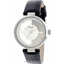 Kenneth Cole Ladies Watch Silver-White Transparent Dial KC2649