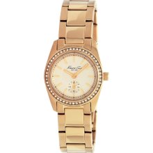 Kenneth Cole New York Luxe-Trim Rose Gold Plated Stainless Steel Watch