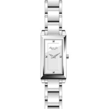 Kenneth Cole Women's Classics KC4823 Silver Stainless-Steel Quartz Watch with Silver Dial