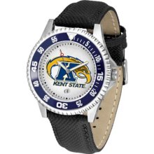 Kent State Golden Flashes Mens Leather Wrist Watch