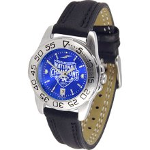 Kentucky Wildcat wrist watch : Kentucky Wildcats 2012 NCAA Men's Basketball National Champions Ladies Leather Sport AnoChrome Watch