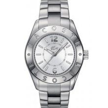 Lacoste Biarritz Silver Dial Stainless Steel Ladies Watch 2000712