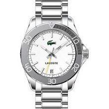 Lacoste Sportswear Collection Sport Navigator Brushed Silver Dial Men's watch #2010504