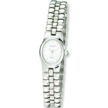 Ladies Charles Hubert Silver-tone Dial 18x23mm Watch