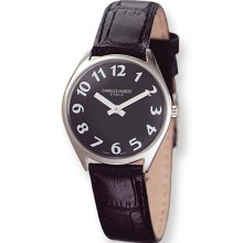 Ladies, Charles Hubert, Super Slim Black Watch