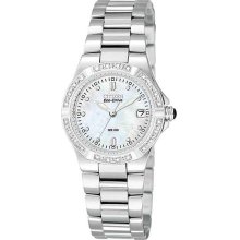 Ladies Citizen Stainless Steel 26mm Diamonds Mother of Pearl