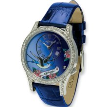 Ladies Ed Hardy Elizabeth Blue Band Watch