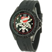 Ladies Ed Hardy Techno Black Watch