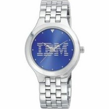 Ladies` Elegant Silver Bracelet Watch With Blue Dial