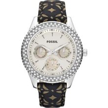 Ladies Fossil Stella Signature Nylon Watch