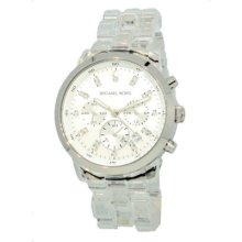 Ladies Michael Kors Chrono Clear Watch Mk5235