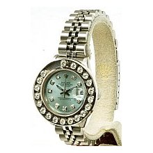 Ladies Rolex Datejust Stainless Steel 1.5ct Diamond Bezel - Pre-Owned