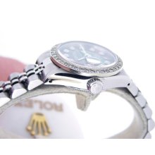 Ladies Rolex Stainless Steel Datejust Date Watch Tahitian Mop Diamond