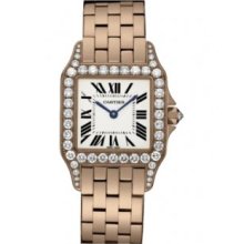 Large Cartier Santos Demoiselle Diamond Watch WF9007Z8