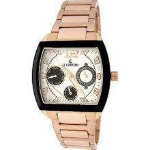 Le Chateau 5420M Wht Men'S 5420M Wht Sports Dinamica Collection Rose-Gold Watch