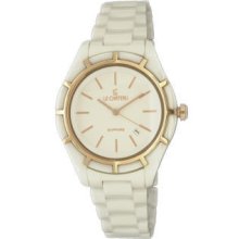 Le Chateau All White Ceramic Women's Watch 5869lrs-wht