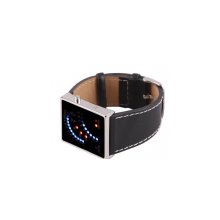 led blue&red lights digital date lady men wrist watch hot sale top qua