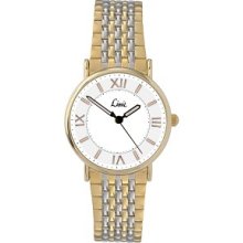 Limit Mens Quartz Two Tone Two Colour Bracelet Watch 5907.01