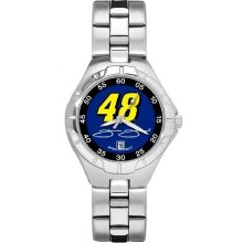 Logo Art Jimmie Johnson #48 Ladies Pro II Stainless Steel Watch