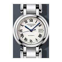 Longines PrimaLuna Auto Roman 30mm Watch - Champagne Dial, Stainless Steel Bracelet L81134716 Sale Authentic