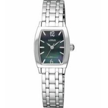 Lorus Analog Watch W/ Mother Of Pearl Dial