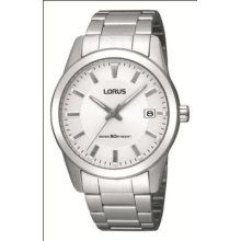 Lorus By Seiko Gent's Analogue Stainless Steel Bracelet Watch Rxh95hx9