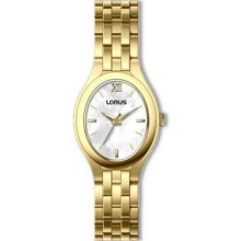 Lorus Ladies Gold Plated Bracelet Watch Rrs36tx9