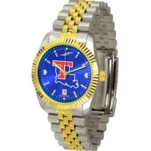 Louisiana La Tech Men's Stainless Steel Alumni Dress Watch