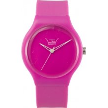 LTD-091201 LTD Watch Unisex Limited Edition Pink Dial And Pu Strap Wat...