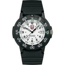 Luminox 3007 Navy Seal White Dive Watch