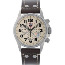 Luminox Brown Field Men's Chronograph Alarm - Khaki Dial - Leather 1847