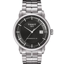 Luxury Automatic Men's Watch - Anthracite Dial With Stainless Steel Bracelet