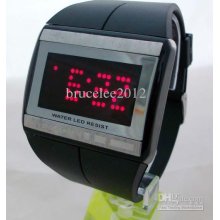 Luxury Men Led Digital Watch Display Touch Screen Silicone Unisex Wo