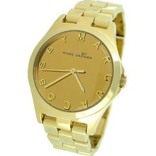 Marc By Marc Jacobs Gold Tone 50m Ladies Watch Mbm3211