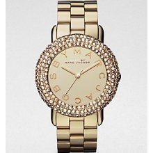 Marc by Marc Jacobs Crystal & Goldone Stainless Steel Watch - Gold