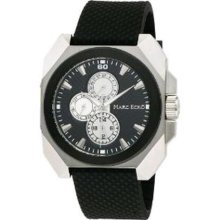 Marc Ecko E11585g1 Rubber Wrist Watch Oversize Steel Case Great Pastime Man