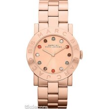 Marc Jacobs Mbm3142 'dexter Amy' Round Bracelet Watch