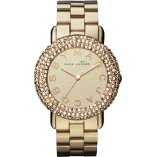 Marci Gold Tone Glitz Watch