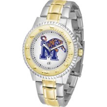 Memphis Tigers Mens Stainless 23Kt Watch